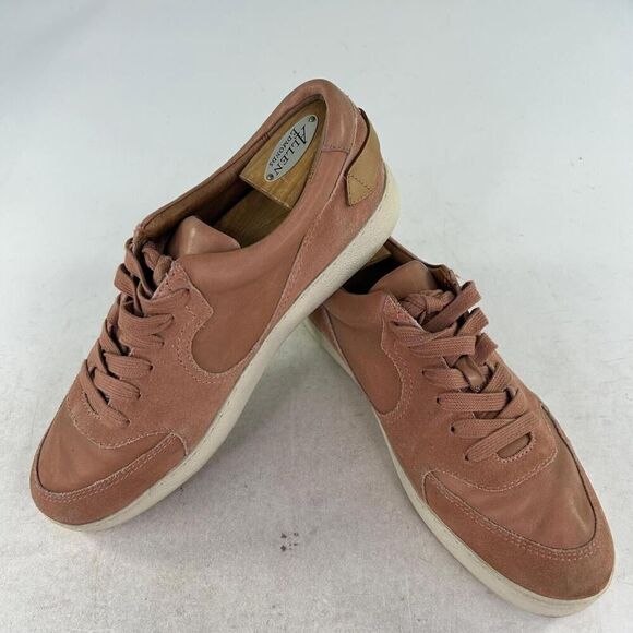 Frye Webster Low Women's Shoes US 10 M Lace Brown Leather Sneakers - Picture 3 of 10